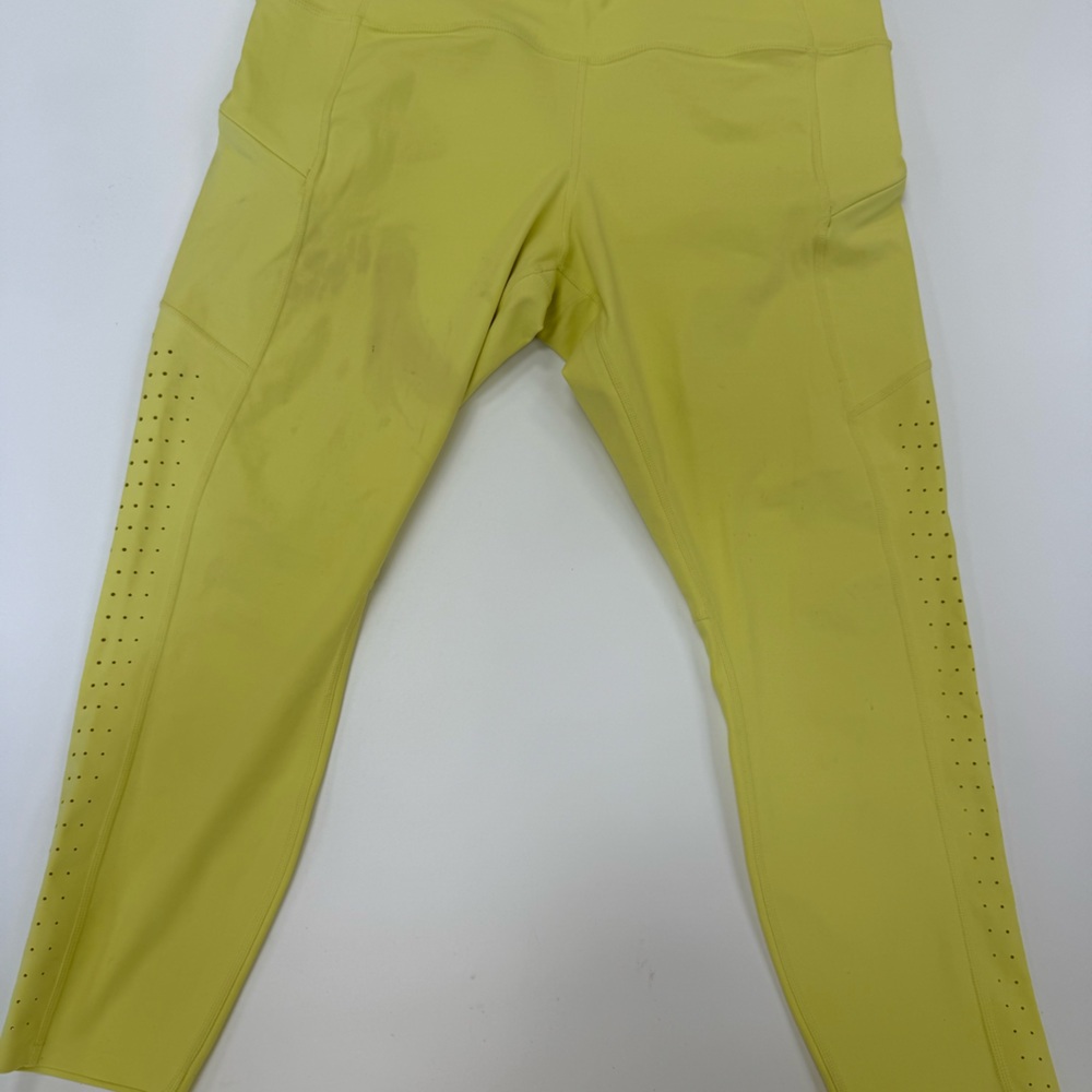 Athleta Yellow Leggings Dynamic and Flexible